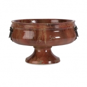 Elnora Wide Bowl with Iron Handles
