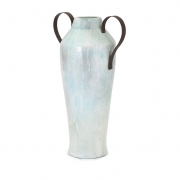 Torres Large Vase with Metal Handles