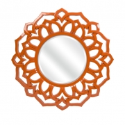 Essentials Orange Wall Mirror