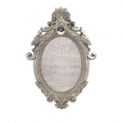 Nikki Chu Acaydia Silver Metallic Wall Mirror