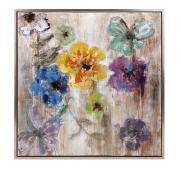 Maizon Floral Framed Oil Painting