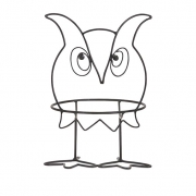 Gilbert Owl the Pumpkin Holder