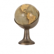 Marlowe Globe in Aluminum Stand