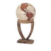 Merrin Large Globe with Wood Base