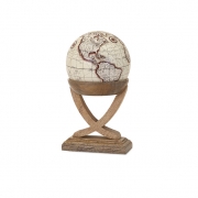 Merrin Small Globe with Wood Base