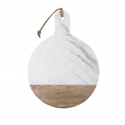 Peyton Marble and Wood Cheese Board