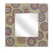Kawela Mosaic Glass Wall Mirror