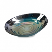 Moody Swirl Glass Bowl
