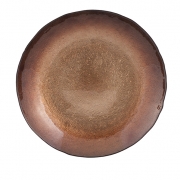 Shades of Copper Glass Charger