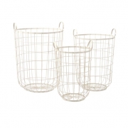 Dylan Wire Storage Baskets - Set of 3