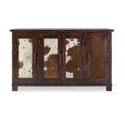 Durango Cowhide Solid Wood Sideboard