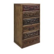 Yorkshire Suitcase Six Drawer Chest