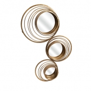 Verine Gold Leaf Wall Mirror