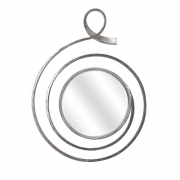 Walta Silver Swirl Mirror