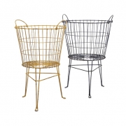 Kaden Wire Baskets on Stand - Set of 2