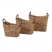 Niko Natural Weave Baskets - Set of 3
