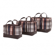 Ski Lodge Baskets - Set of 3