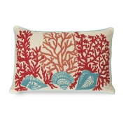 Tyden Shells and Coral Pillow