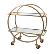 Murphey Stainless Steel Bar Cart