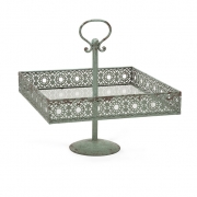 Mills Metal Square Cake Stand