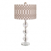 Avena Acrylic and Crystal Table Lamp