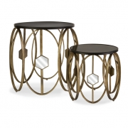 Hexicomb Accent Tables - Set of 2