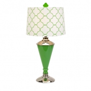 Essentials Green Glass Table Lamp
