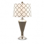 Essentials Taupe Glass Table Lamp
