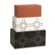 Jordan Studded Boxes - Set of 3