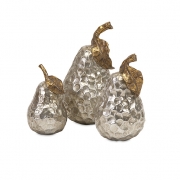Lambert Gold and Silver Pears - Set of 3