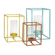 Savona Metal Candle Lanterns - Set of 3