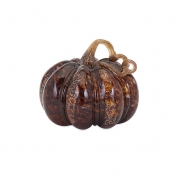 Carmel Wide Glass Pumpkin
