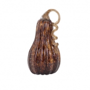 Carmel Tall Glass Pumpkin