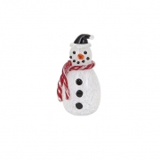 Frosty Small Glass Snowman