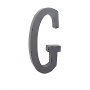 Ella Elaine Oversized Metal Letter G
