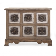 Sylvia Metal and Wood Chest