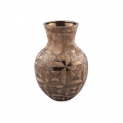 Coligny Metallic Short Vase