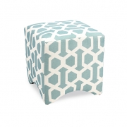 Tanya Blue Geometric Cube