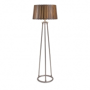 Acacia Wood Shade Floor Lamp