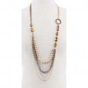 BTQ Multi-Metal Long Necklace