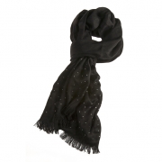 BTQ Black Sparkle Scarf