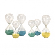 Paroles 30 min and 15 min Hourglass - Set of 6