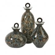Harwick Glass Bottles - Set of 3