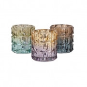 Tampico Glass Candleholder with Clear Box