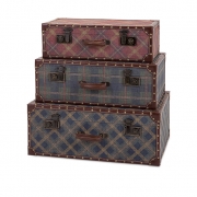 Ski Lodge Suitcases - Set of 3