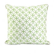 Essentials Green Embroidered Pillow