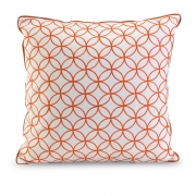 Essentials Orange Embroidered Pillow