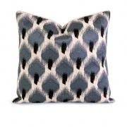 IK Kashia Embroidered Pillow with Down Fill