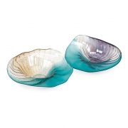 Himara Glass Shell Wall Decor - Ast 2
