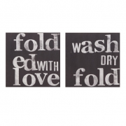 Dahl Laundry Signs - Ast 2
